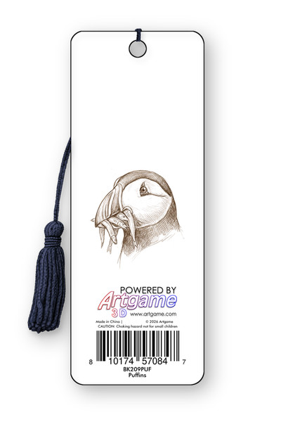 Artgame Bookmark - Puffins 
