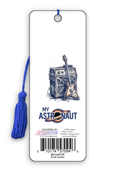 My Astronaut Bookmark - Punk Guitar