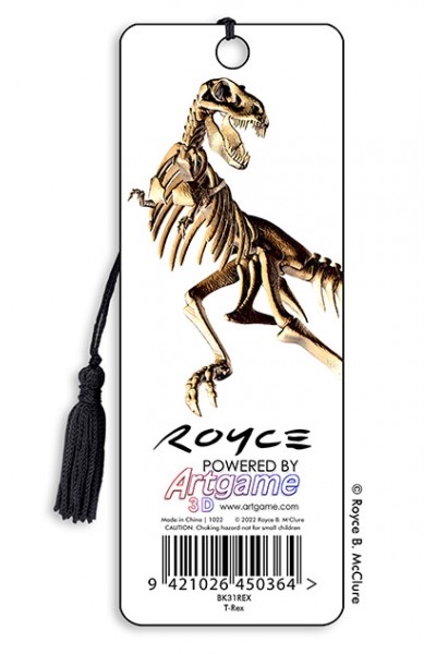 Royce Bookmark - T-Rex (Image Flips)