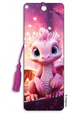Royce Bookmark - Pink Dragon 
