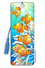Royce Bookmark - Orange Clowns