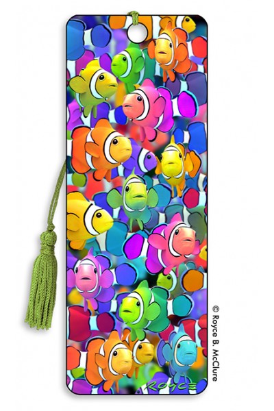 Royce Bookmark - Colorful Clownfish