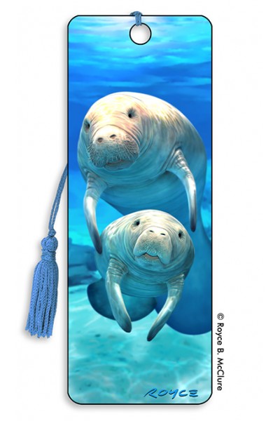 Royce Bookmark Set - Manatees