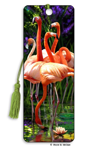 Royce Bookmark - Flamingos 