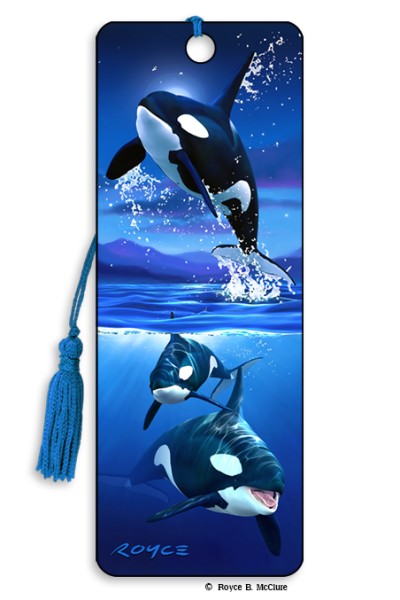 Royce Bookmark - Orcas