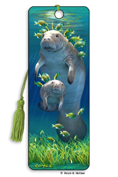 Royce Bookmark Set - Manatees