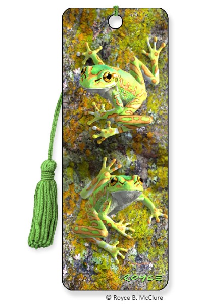 Royce Bookmark - Bell Frogs 