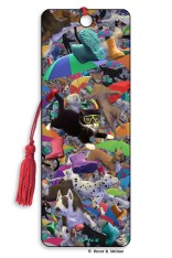 Royce Bookmark - Raining Cats And Dogs