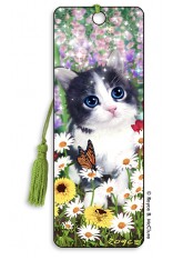 Royce Bookmark - Kitten Flowerbed