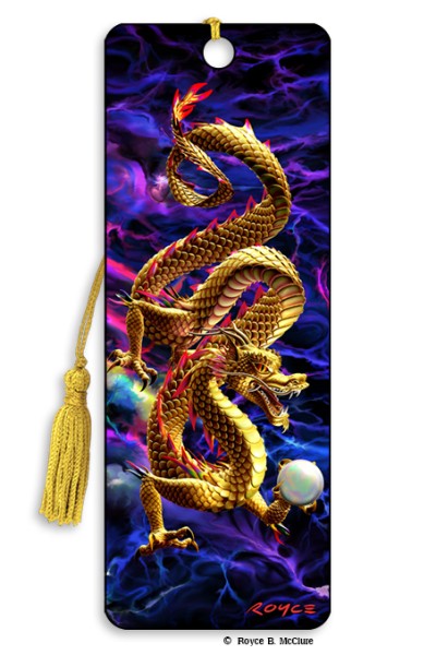 Royce Bookmark - Golden Dragon 
