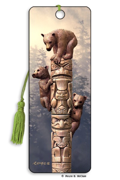 Royce Bookmark - Totem Bears