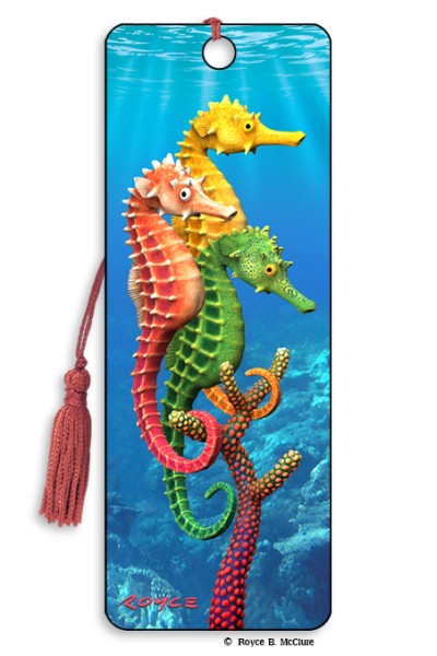 Royce Bookmark - Seahorses Bookmark (Color Changing)