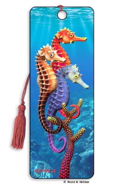 Royce Bookmark - Seahorses Bookmark (Color Changing)