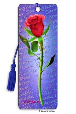 Royce Bookmark - Red Rose