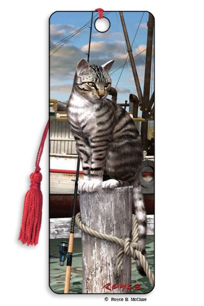 Royce Bookmark - Wharf Cat