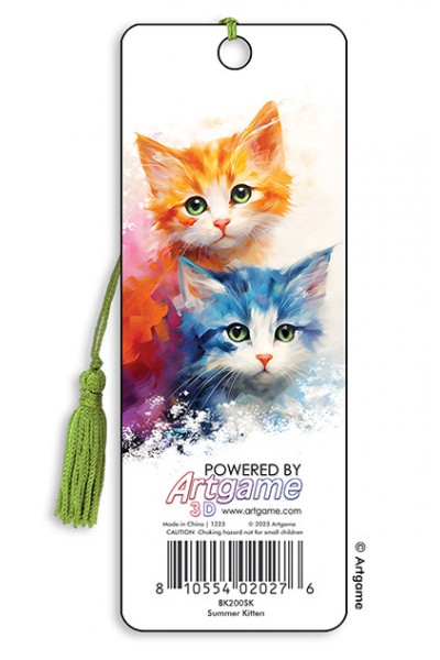 Artgame Bookmark - Summer Kitten