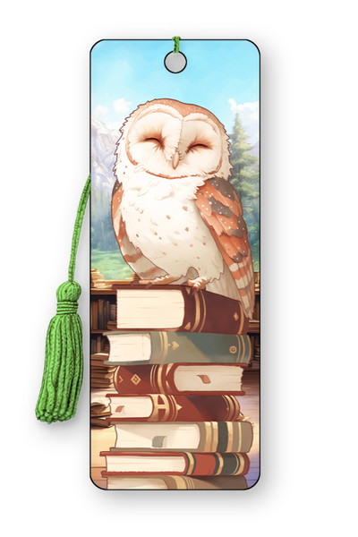 Artgame Bookmark - Owl Books 