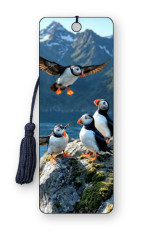 Artgame Bookmark - Puffins 