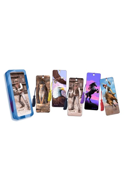 Royce Bookmark Collection Tin -  Western