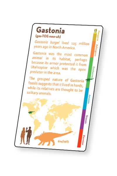 Dinosaur Fact Cards - Green
