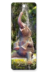 Royce Gift Bookmark - Congratulations "Elephant Bath"