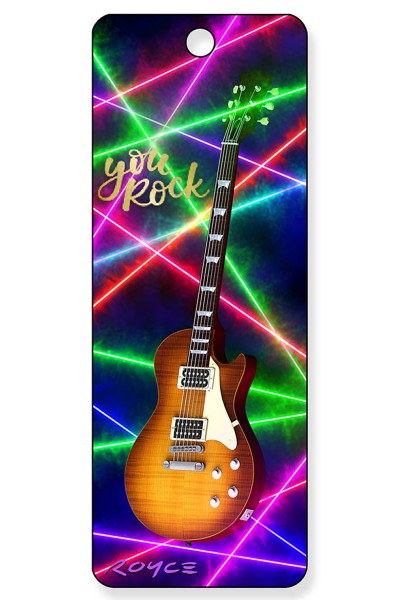 Royce Gift Bookmark - You Rock "Guitars"