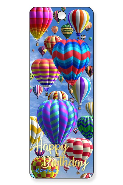 Royce Gift Bookmark - Happy Birthday "Hot Air"