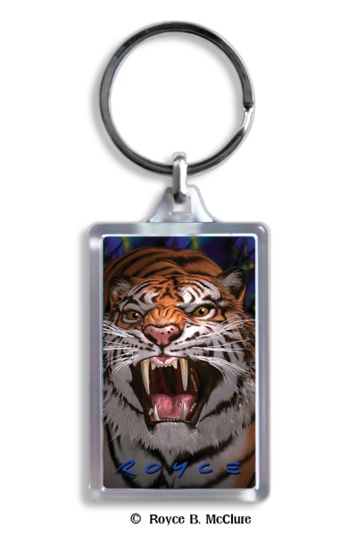 Tiger-Panther Keyring