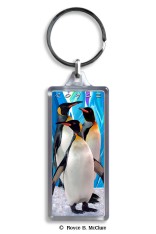 Penguins Keyring