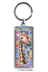Giraffe Keyring