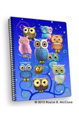 Owls Large Notebook