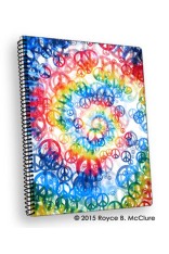 Peace Large Notebook
