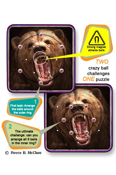 Grizzly Magna-Ball Puzzle