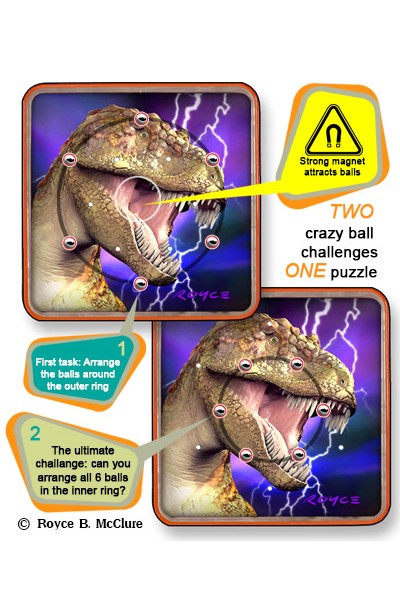T-Rex Magna-Ball Puzzle