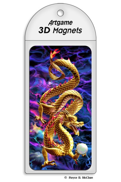 Golden Dragon Magnet