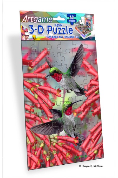 Royce 60pc Mini Puzzle - Hummingbirds 