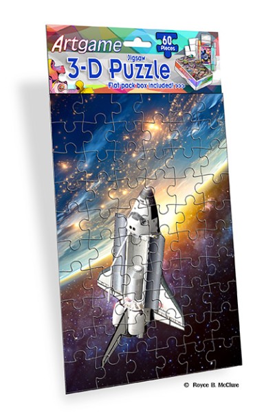 Royce 60pc Mini Puzzle - Blast Off / Orbit Flip 