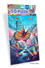 Artgame 60pc Mini Puzzle - Butterfly River 