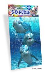 Royce 60pc Mini Puzzle - Dolphins Flip 