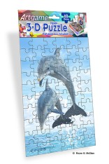Royce 60pc Mini Puzzle - Dolphins Flip 