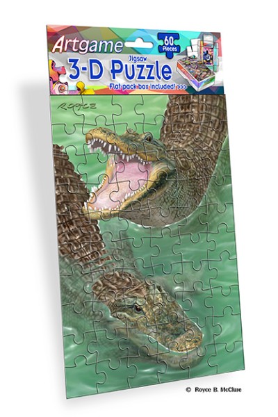 Royce 60pc Mini Puzzle - Gators Flip 