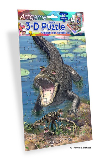 Royce 60pc Mini Puzzle - Gators Flip 