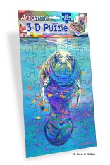 Royce 60pc Mini Puzzle - Manatees Flip 