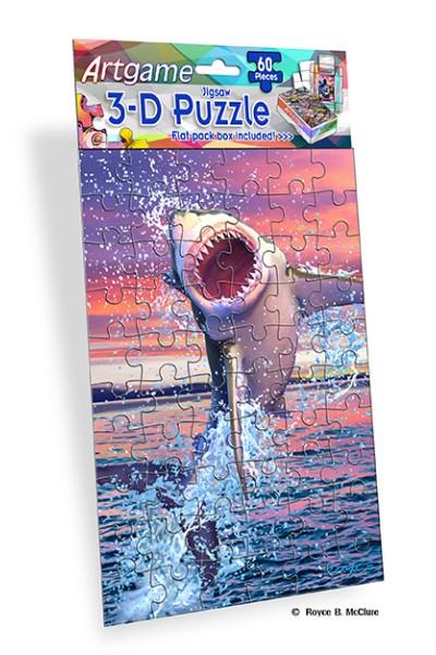 Royce 60pc Mini Puzzle - Sharks Flip 