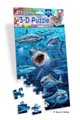 Royce 60pc Mini Puzzle - Sharks 