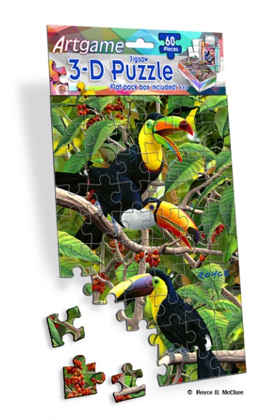 Royce 60pc Mini Puzzle - Toucans 