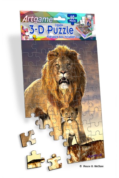 Royce 60pc Mini Puzzle - Lion 