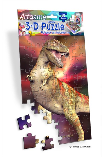 Royce 60pc Mini Puzzle - T-Rex 