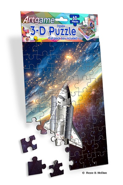 Royce 60pc Mini Puzzle - Blast Off / Orbit Flip 