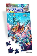 Artgame 60pc Mini Puzzle - Butterfly River 